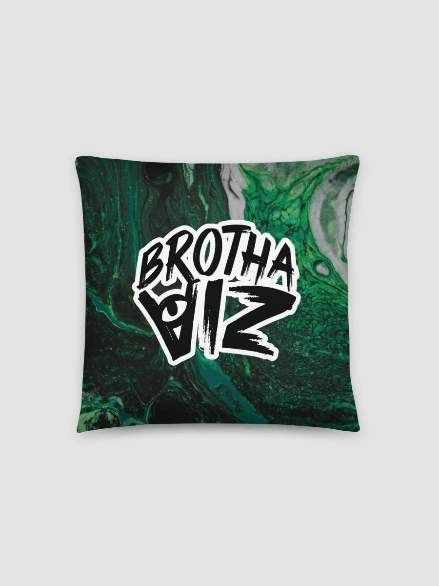 Green Viz Throw Pillow product image (1)