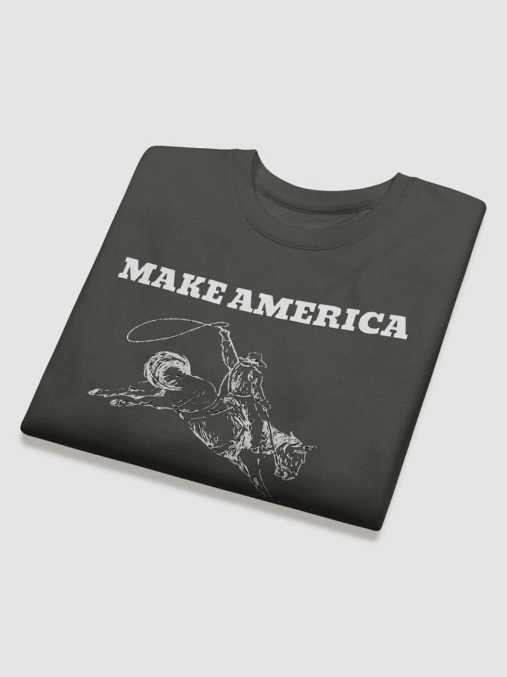 "Make America Cowboy Again" Cotton Heritage Unisex Sweatshirt product image (12)