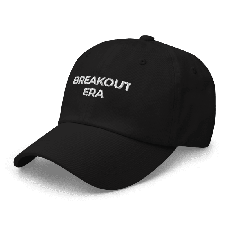 BREAKOUT ERA DAD CAP BLACK product image (1)