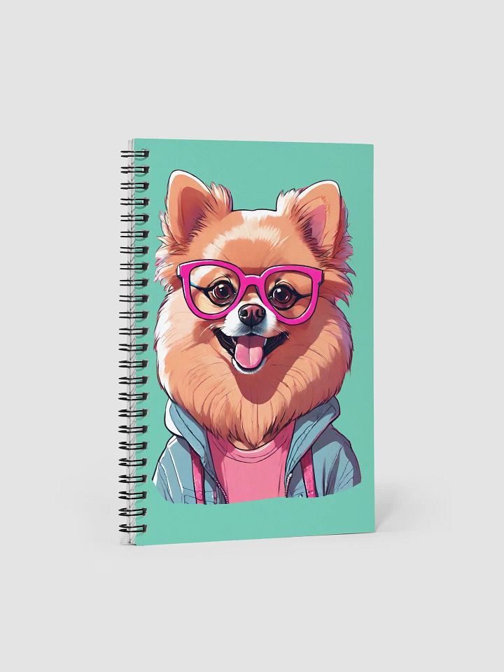Geeky Pomeranian Spiral Notebook product image (2)