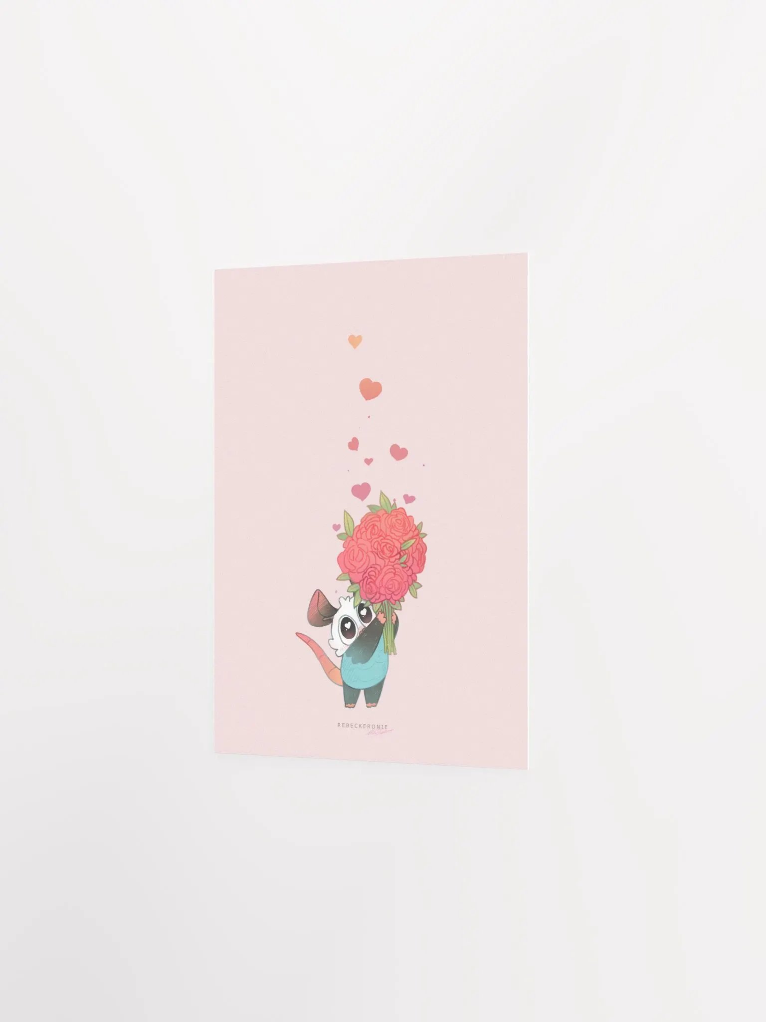 Valentine Possum Print product image (2)