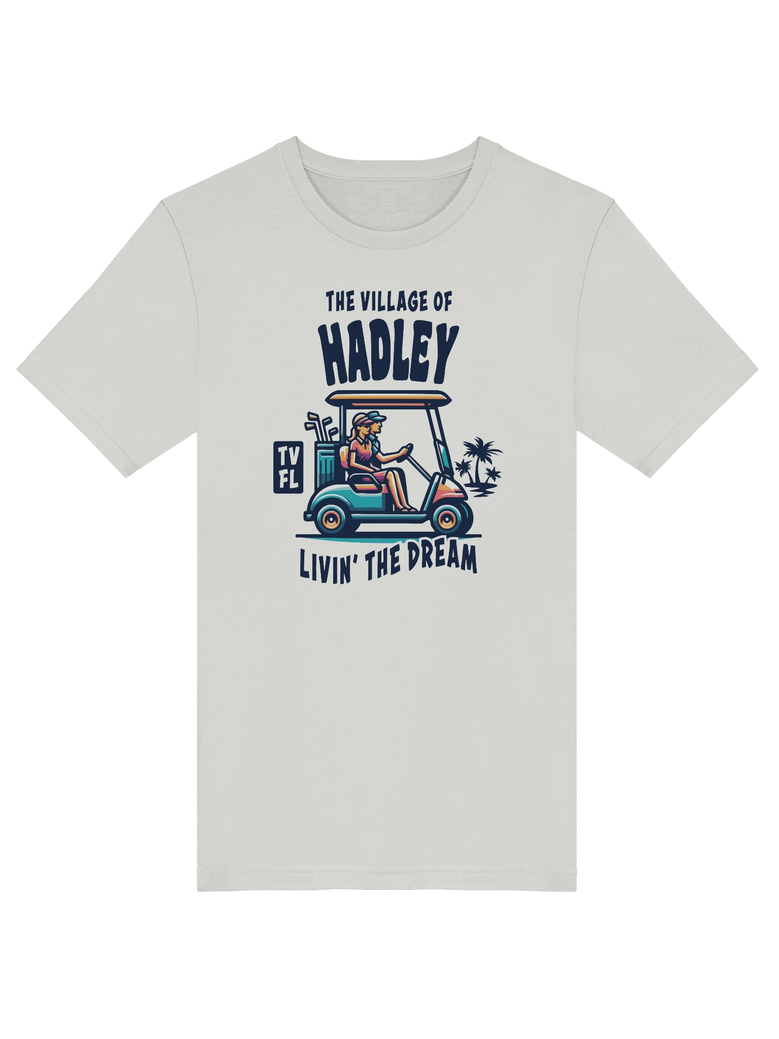 The Village of Hadley TV FL Golf Cart Design T-Shirt product image (41)