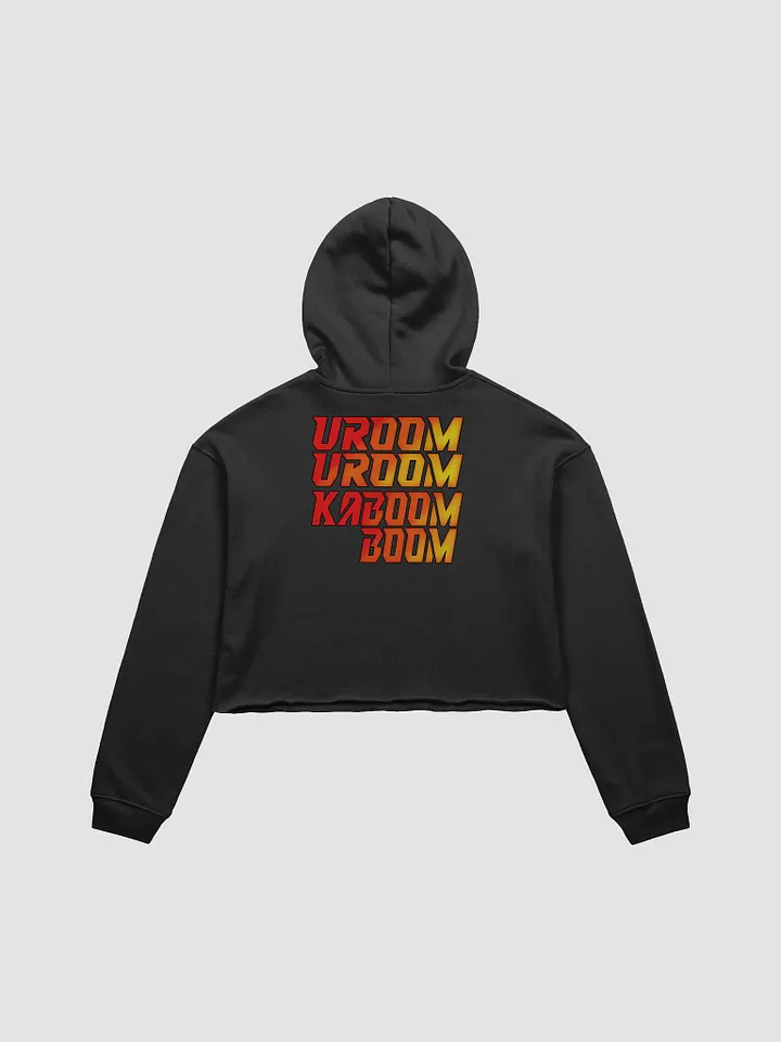 Vroom Vroom Kaboom Boom Cropped Hoodie product image (8)