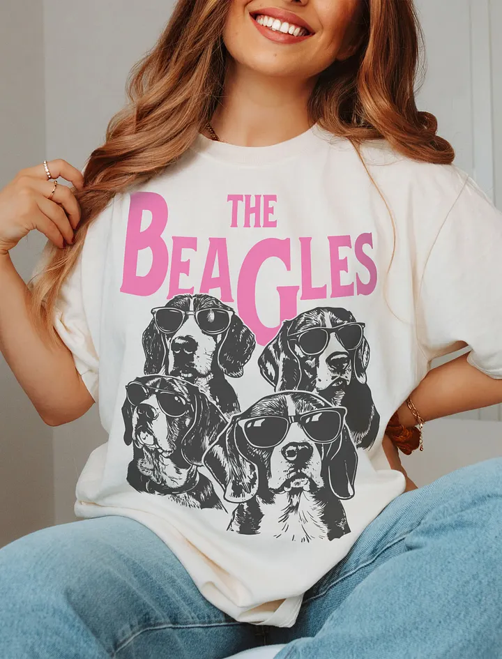 The Beagles T-Shirt of a Group of Beagles Wearing Sunglasses | Funny T-Shirt for Beagle Paw-rents product image (11)