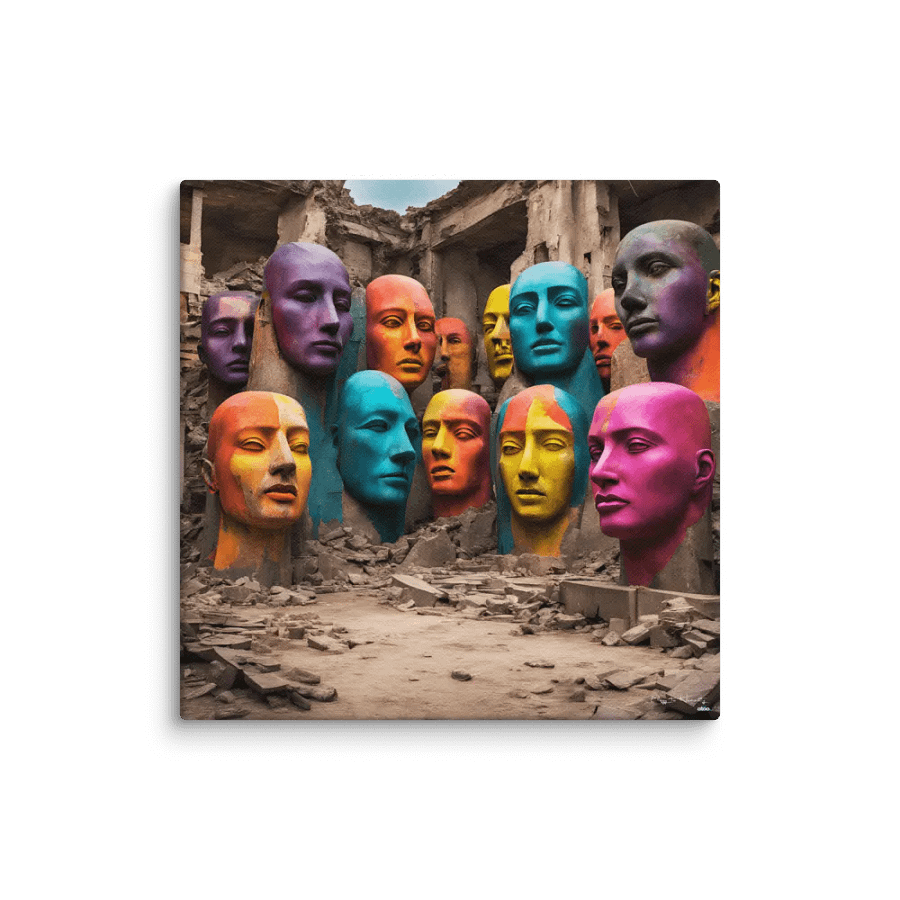 Elegy to Humanity - 3 | Canvas Art Painting product image (7)