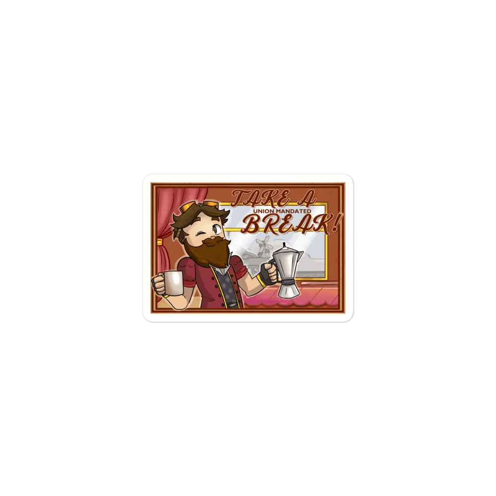 'Take a Break' Die-Cut Magnet product image (1)
