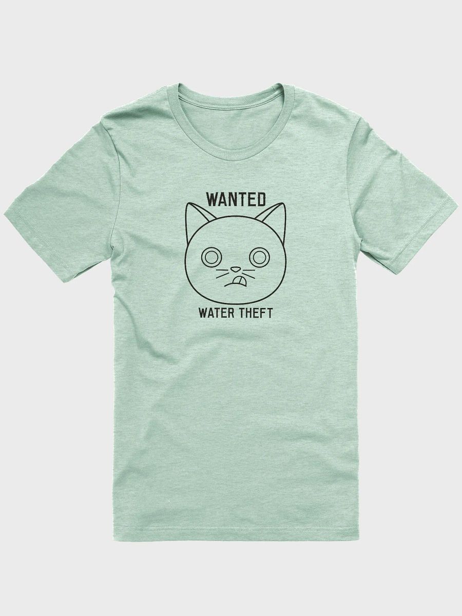 Wanted Unisex Tee, Water Theft, Black Print product image (1)