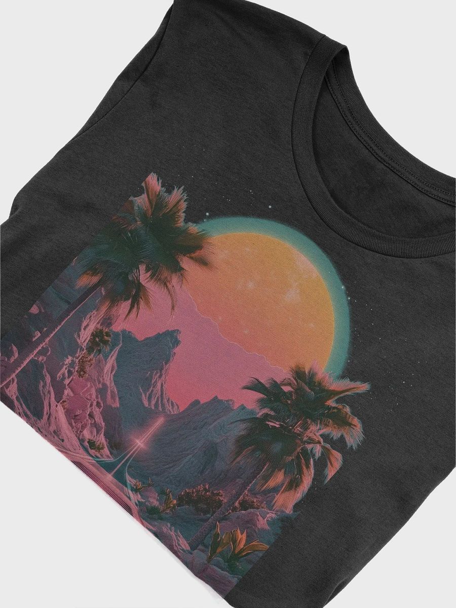 Neon Sunset Drive (Black/White T-shirt) product image (5)