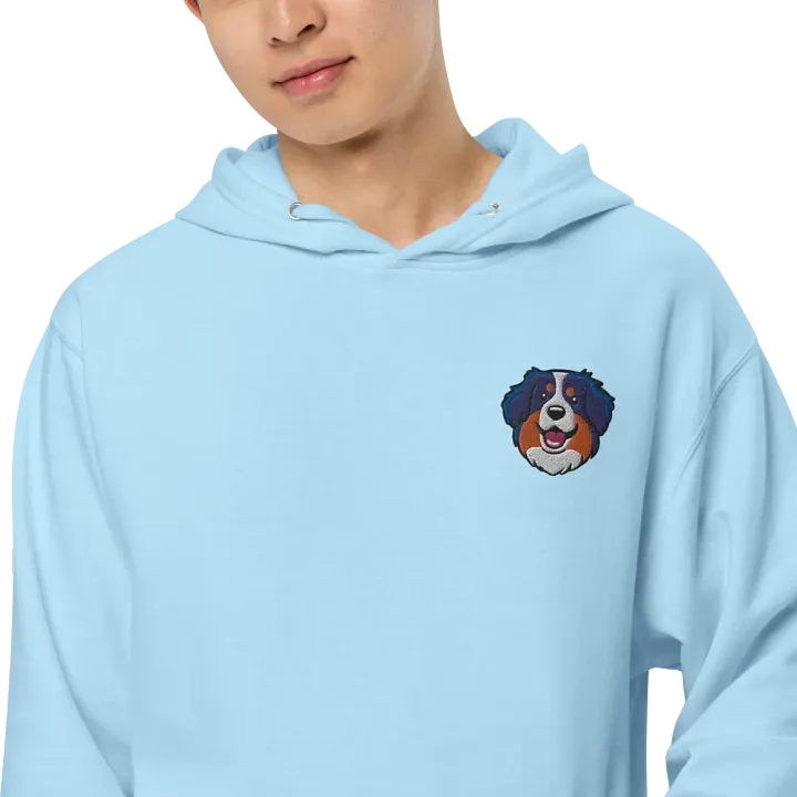 Cheerful Bernese Mountain Dog Midweight Hoodie product image (2)