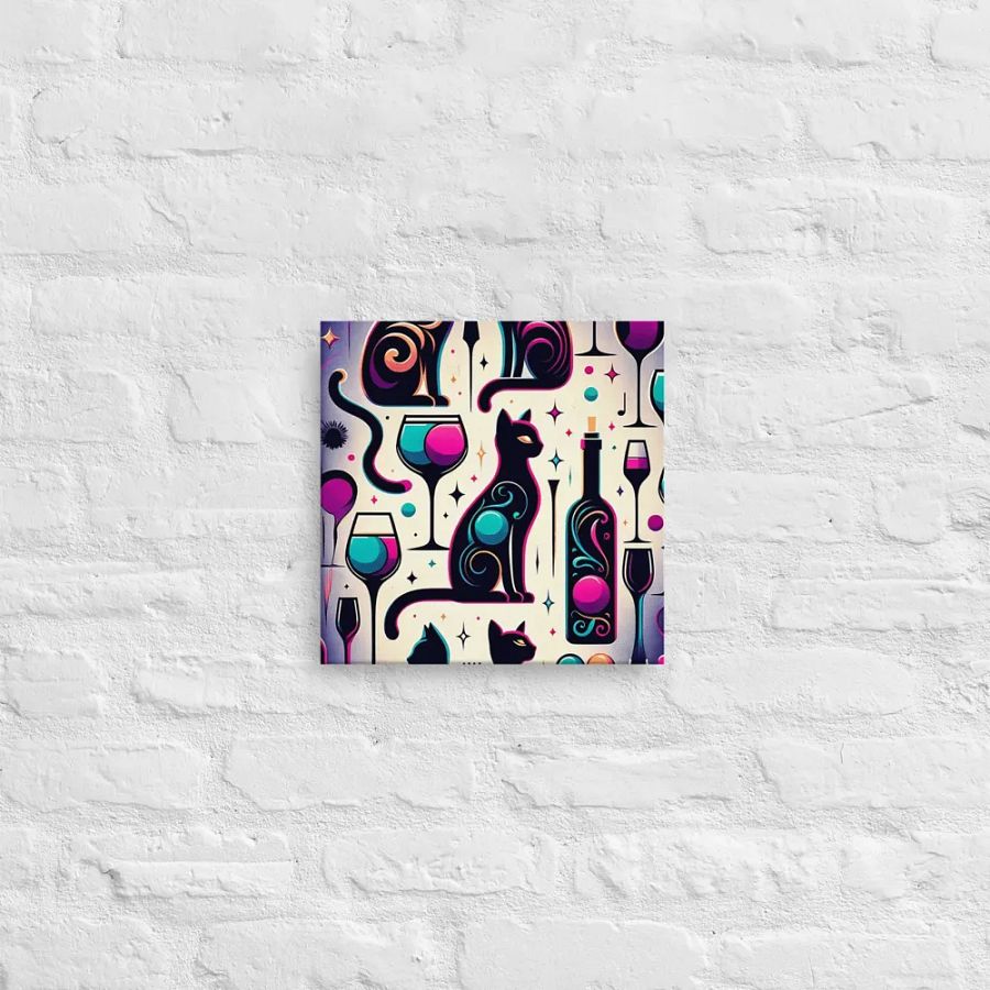 Canvas (in): Cats and Wine product image (12)