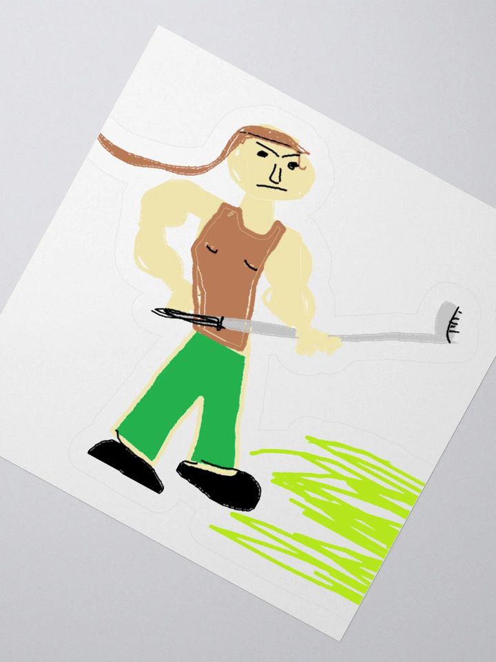 Abby Playing Golf Sticker product image (2)