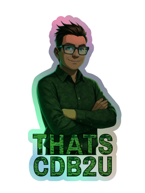 THATS_CDB2U Holographic Sticker product image (2)