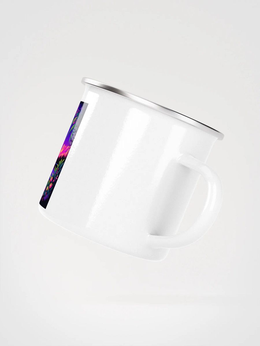 Retro-Futuristic Alligator Enamel Mug product image (3)