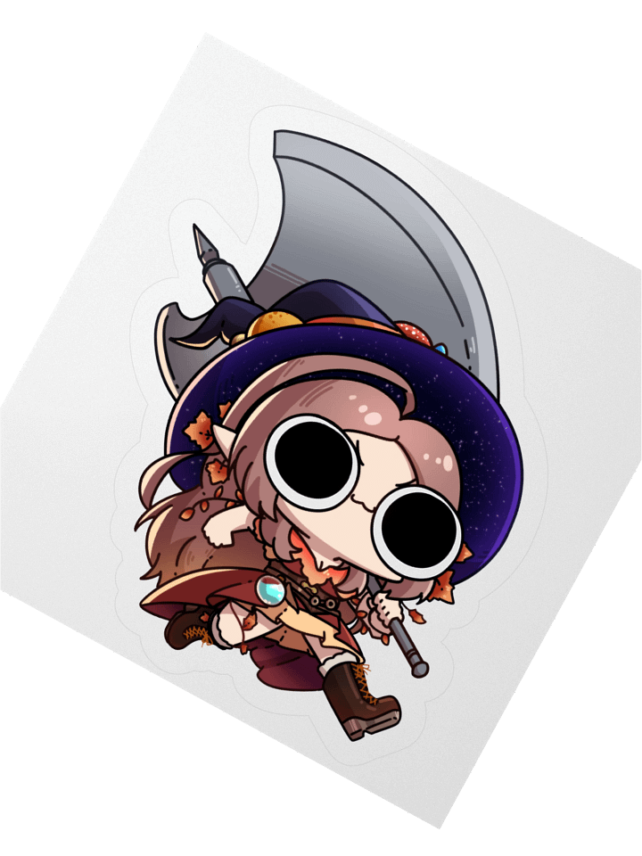 Autumn with Her Axe Sticker product image (2)