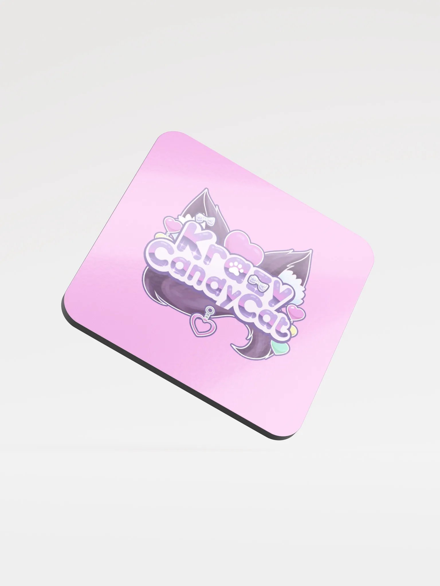KrazyCandyCat Logo Coaster product image (1)