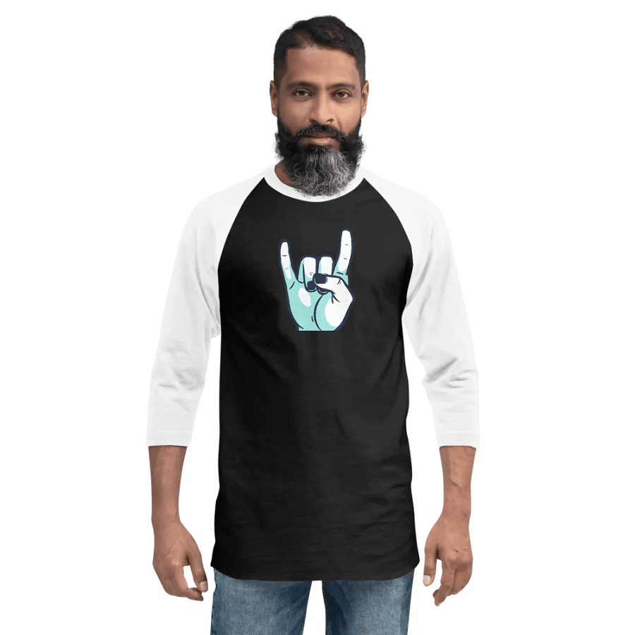 Rock Fist Jersey Raglan Tee product image (16)