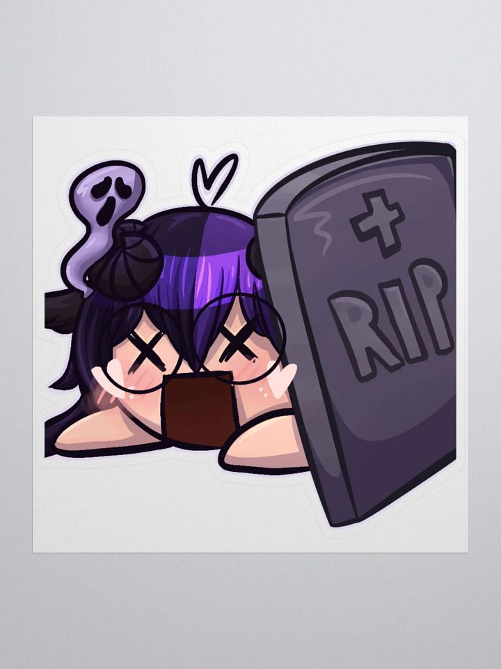 RIP Sleepy Emote Sticker product image (2)