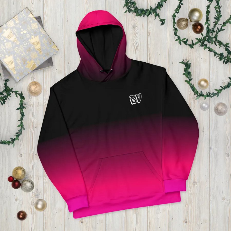 STRAIGHT VIBIN NEON COLOR FADE STYLE TANJIRO DEMON SLAYER HOODIE product image (10)