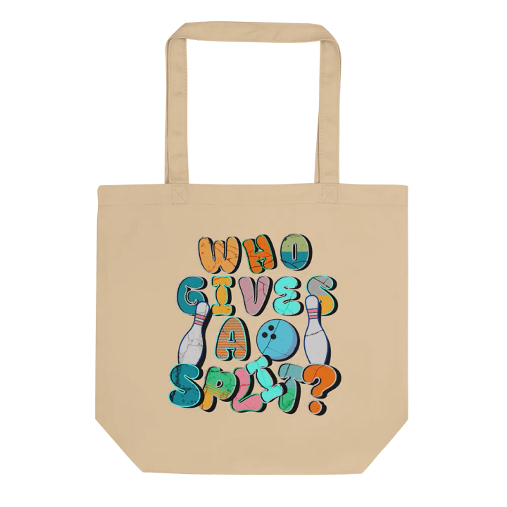 Who Gives A Split? Bowling Playful Pins Eco Tote product image (1)