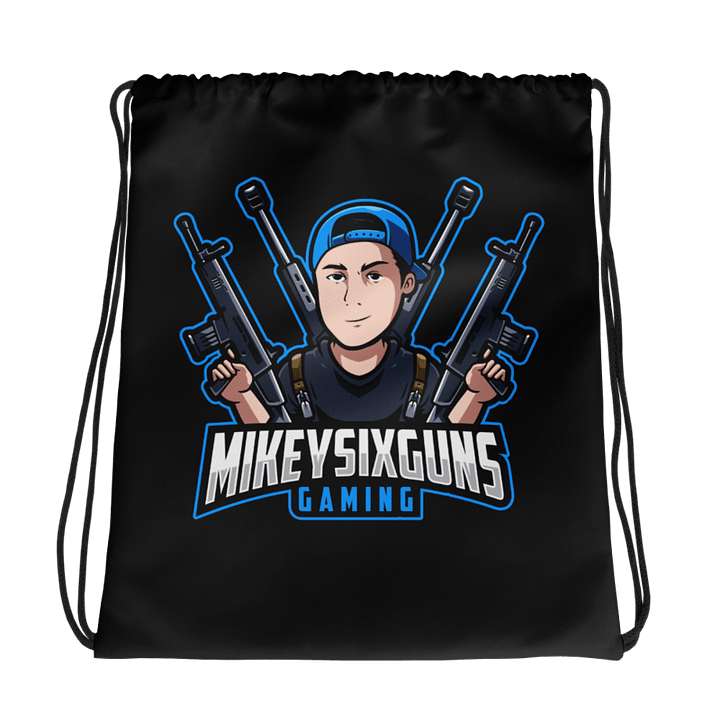 Mikeysixguns Gaming Drawstring Bag product image (1)