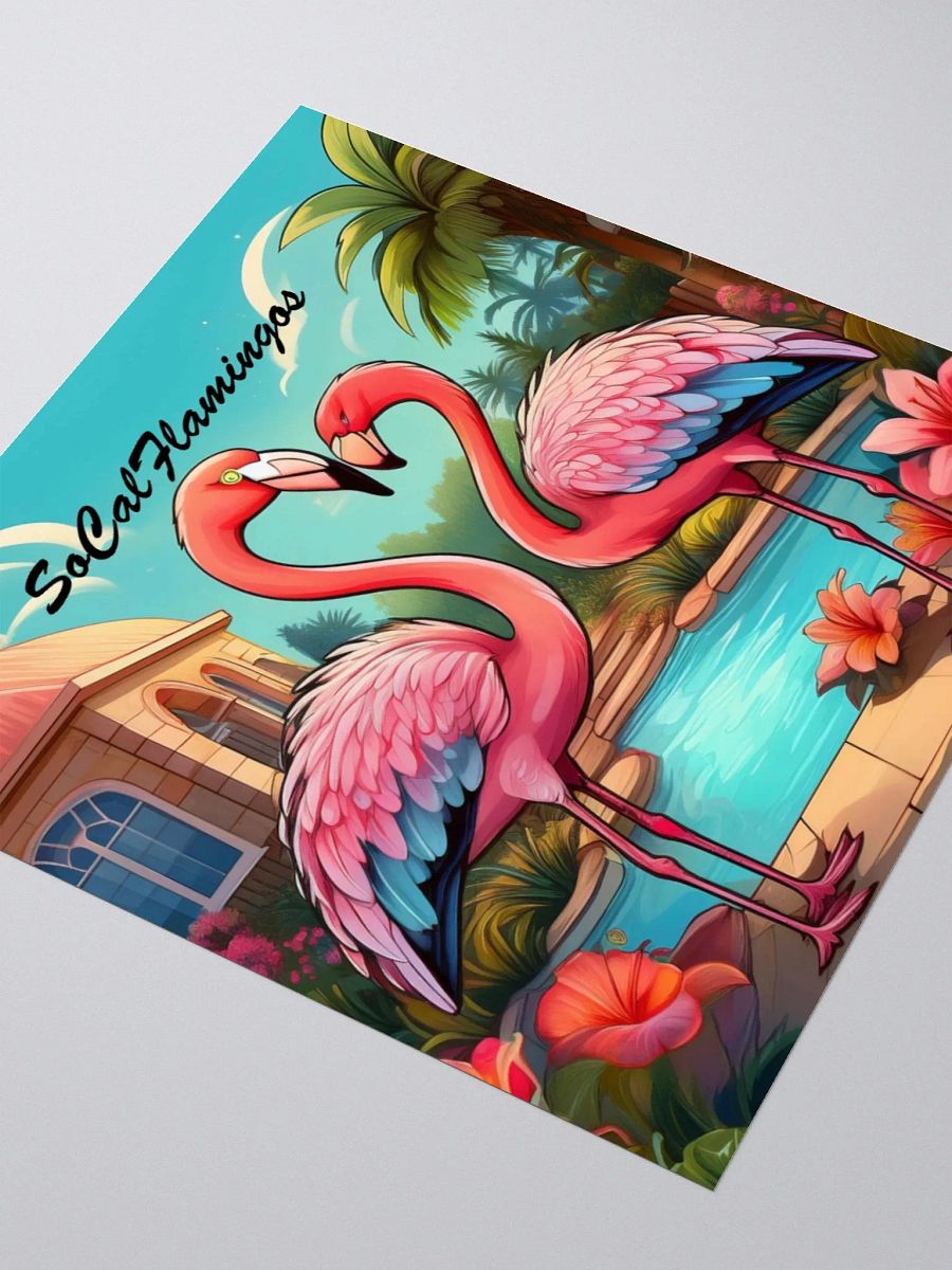 SoCalFlamingos Sticker product image (7)