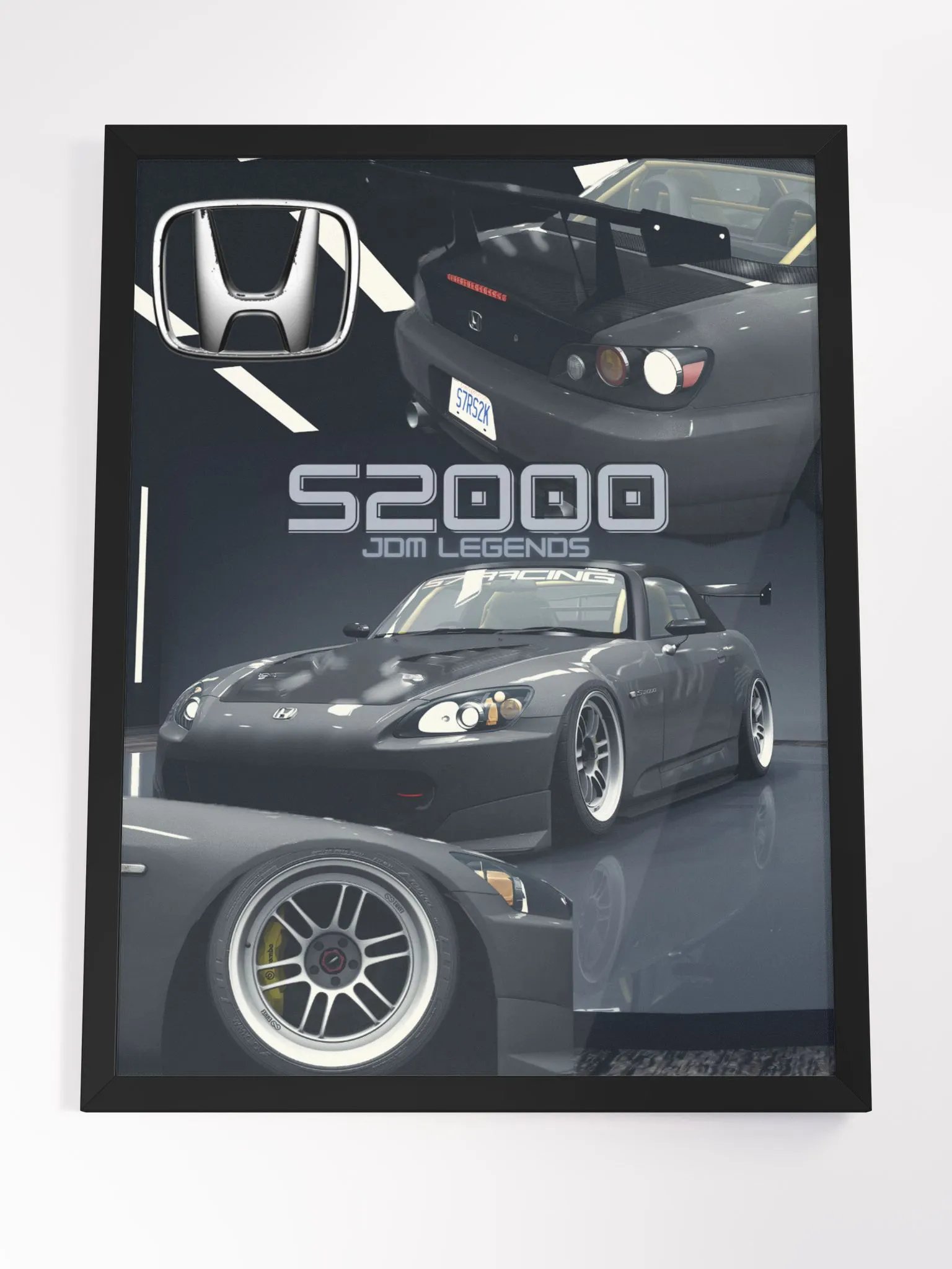 JDM Legends S2000 Framed Matte Poster product image (4)