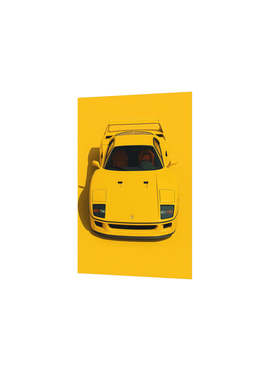 Sleek F40 Matte Poster product image (2)