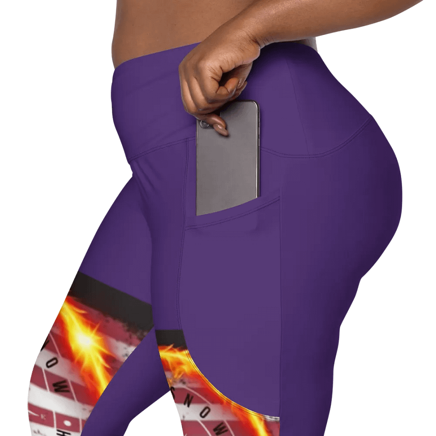 Leggings w pockets Purple product image (7)