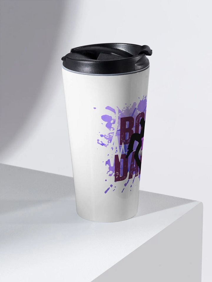 Energetic Born to Dance His Silhouette Vibes Travel Mug product image (2)