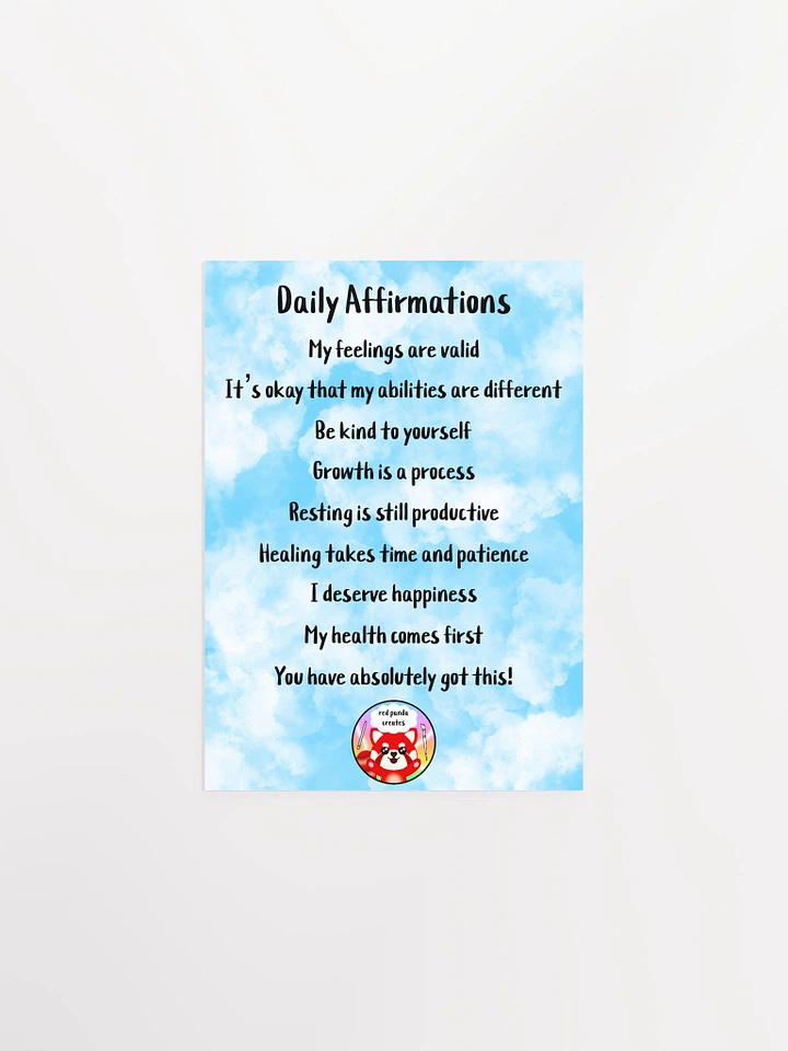 Daily Affirmations Poster product image (1)
