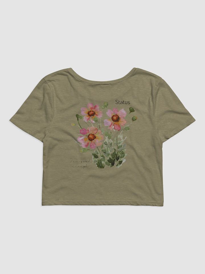 I Am Enough Status Crop Top product image (4)