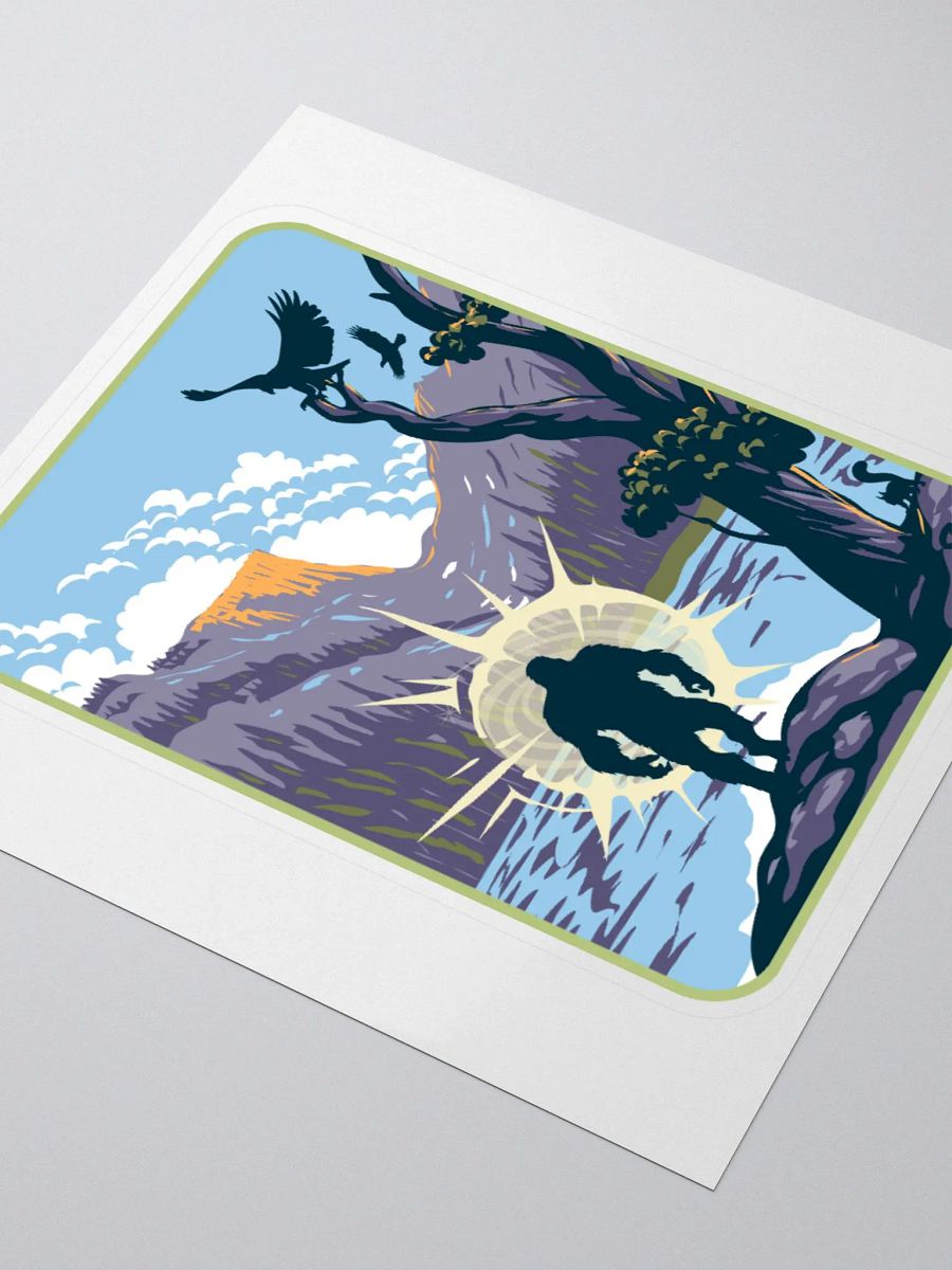 Bigfoot Lake Kiss Cut Stickers product image (3)