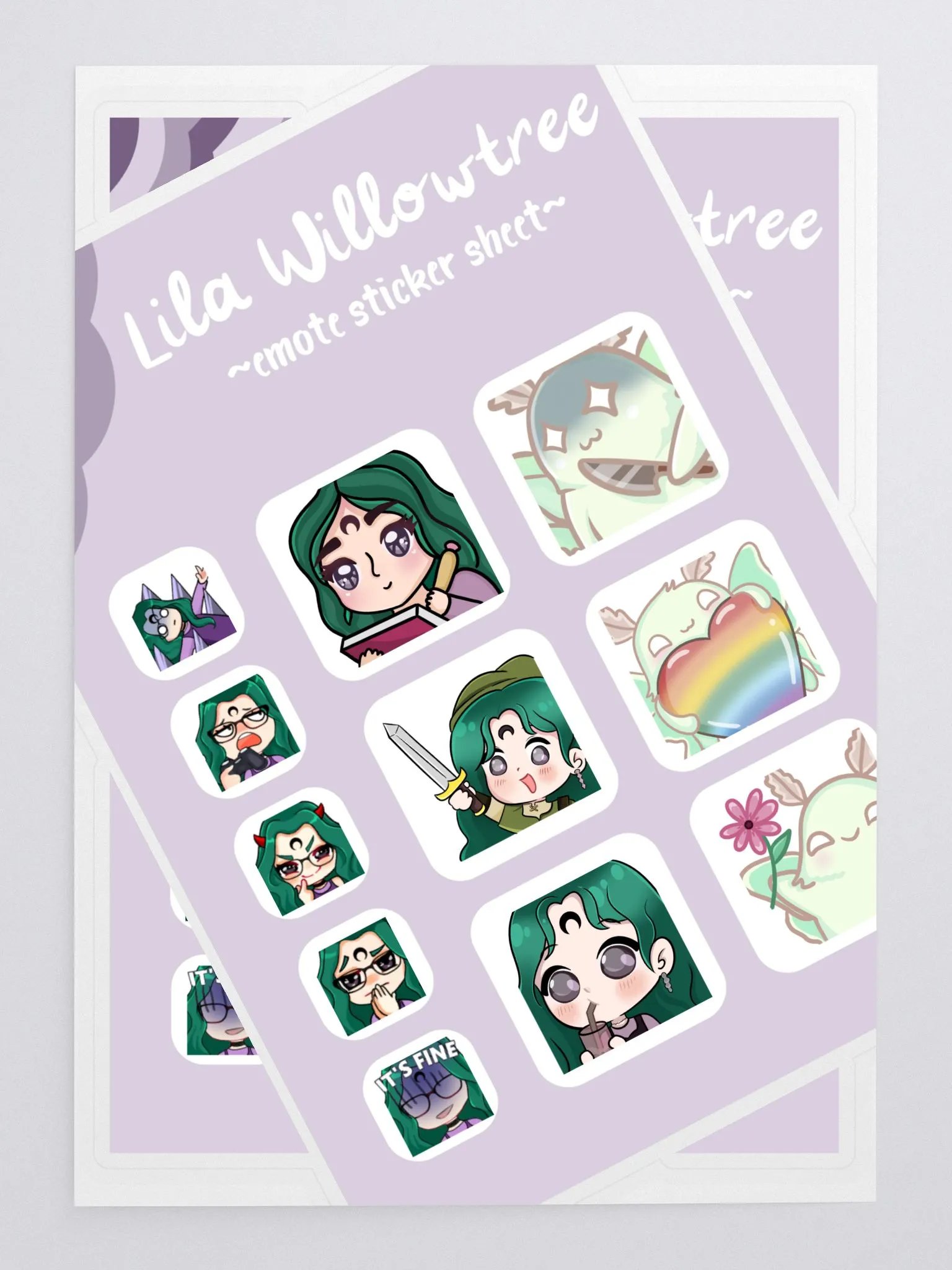 Emote Sticker Sheet product image (3)