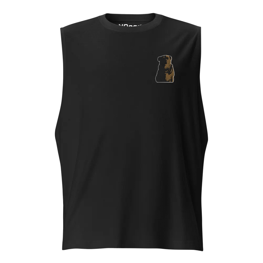 Napoleon My Little Buddy - Front Embroidered Dog Design 02- Muscle Tank product image (2)