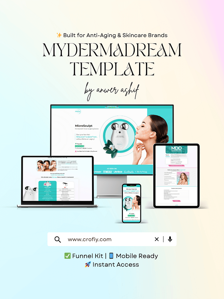 MyDermaDream Funnelish Templates product image (1)