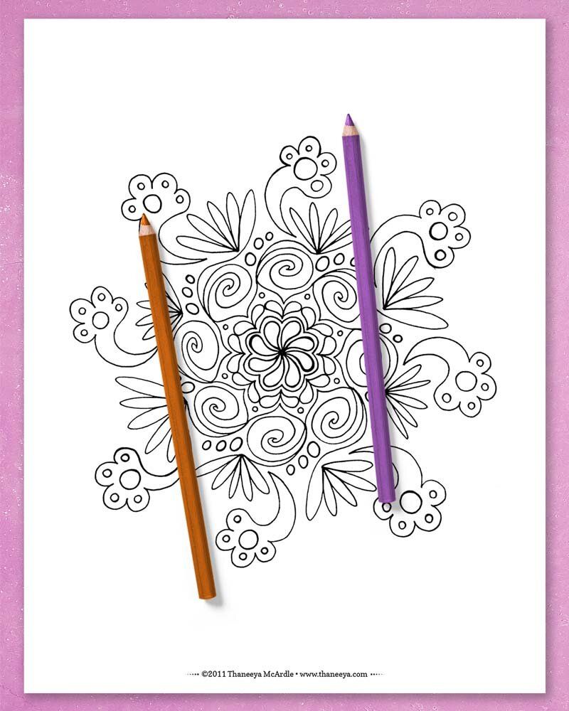 Mandala Coloring Pages product image (8)