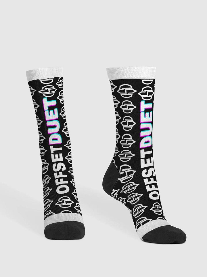 Dazzling Offset Duet Crew Socks product image (1)