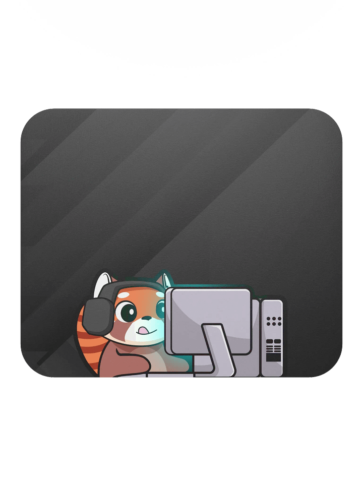 Gaming Bear Mouse Pad (Geo Black) - 8.7" x 7.1" product image (1)