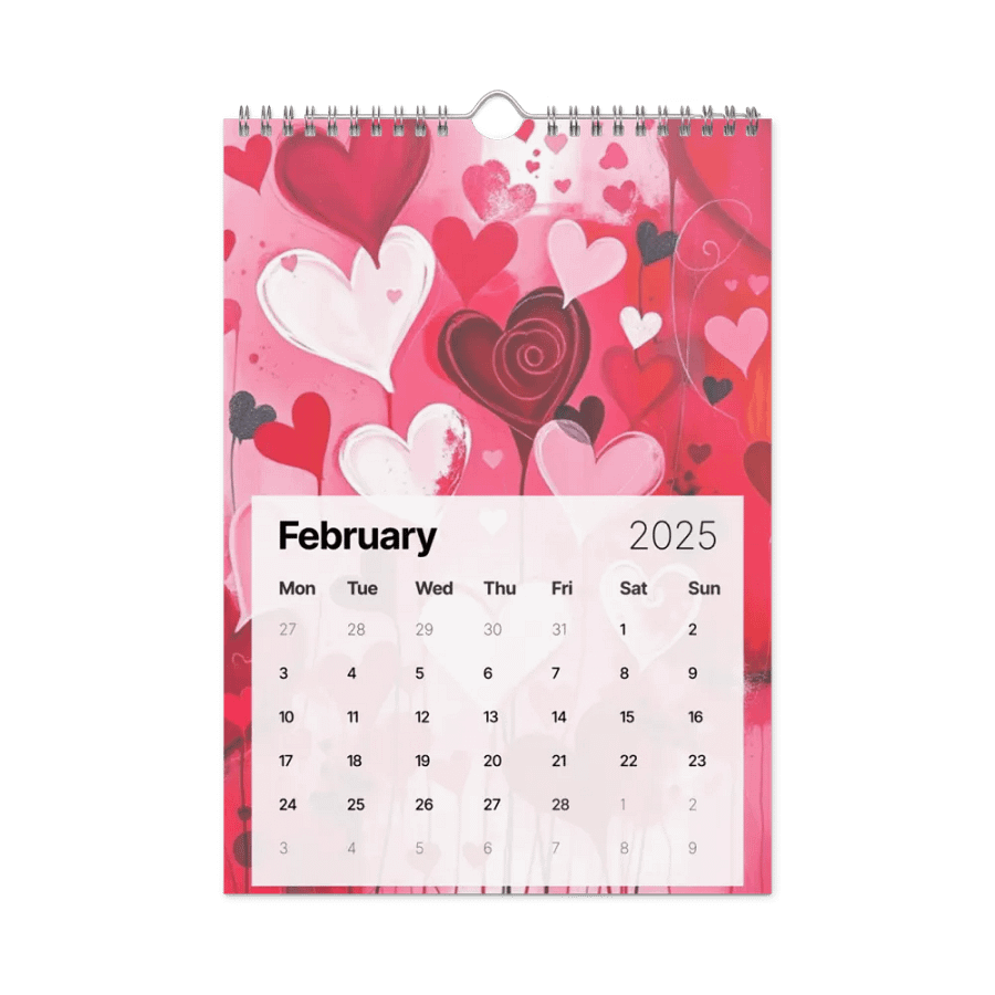 ART ABSTRACT WALL CALENDAR 2025 product image (5)