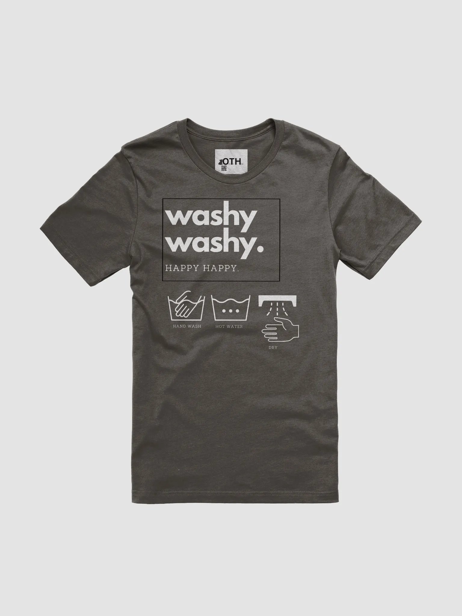 Ultra-Soft Unisex Washy Washy Dark Tee product image (4)
