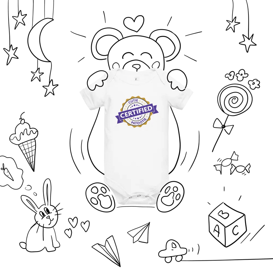 Certified Cutie Patootie Baby One Piece product image (7)