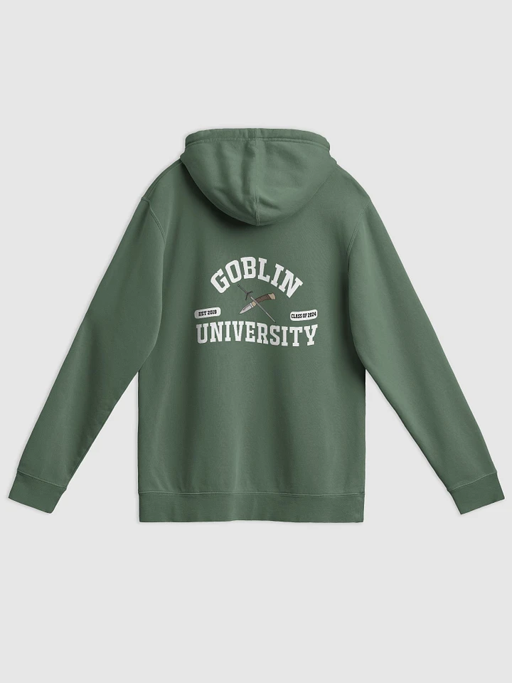 Goblin University BACK OF HOODIE White product image (1)