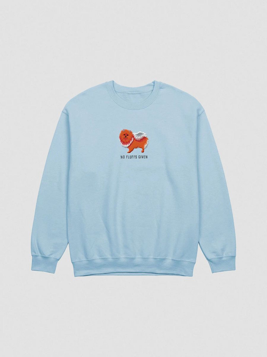 No Fluffs Given Sweatshirt (Embroidered) of a Pomeranian product image (4)