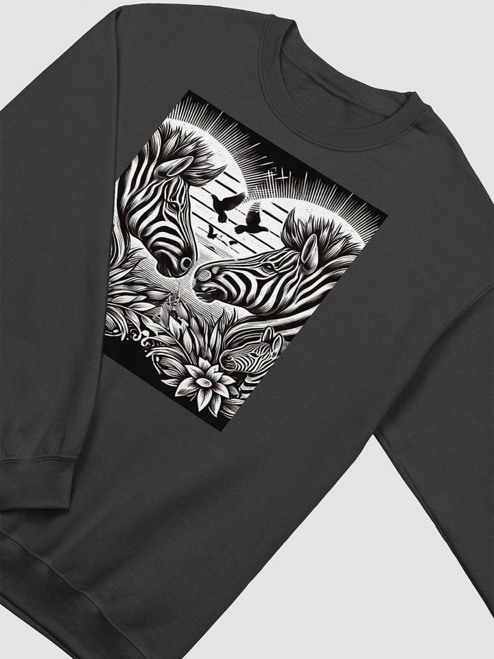 Symmetrical Zebras Crewneck Sweatshirt product image (12)