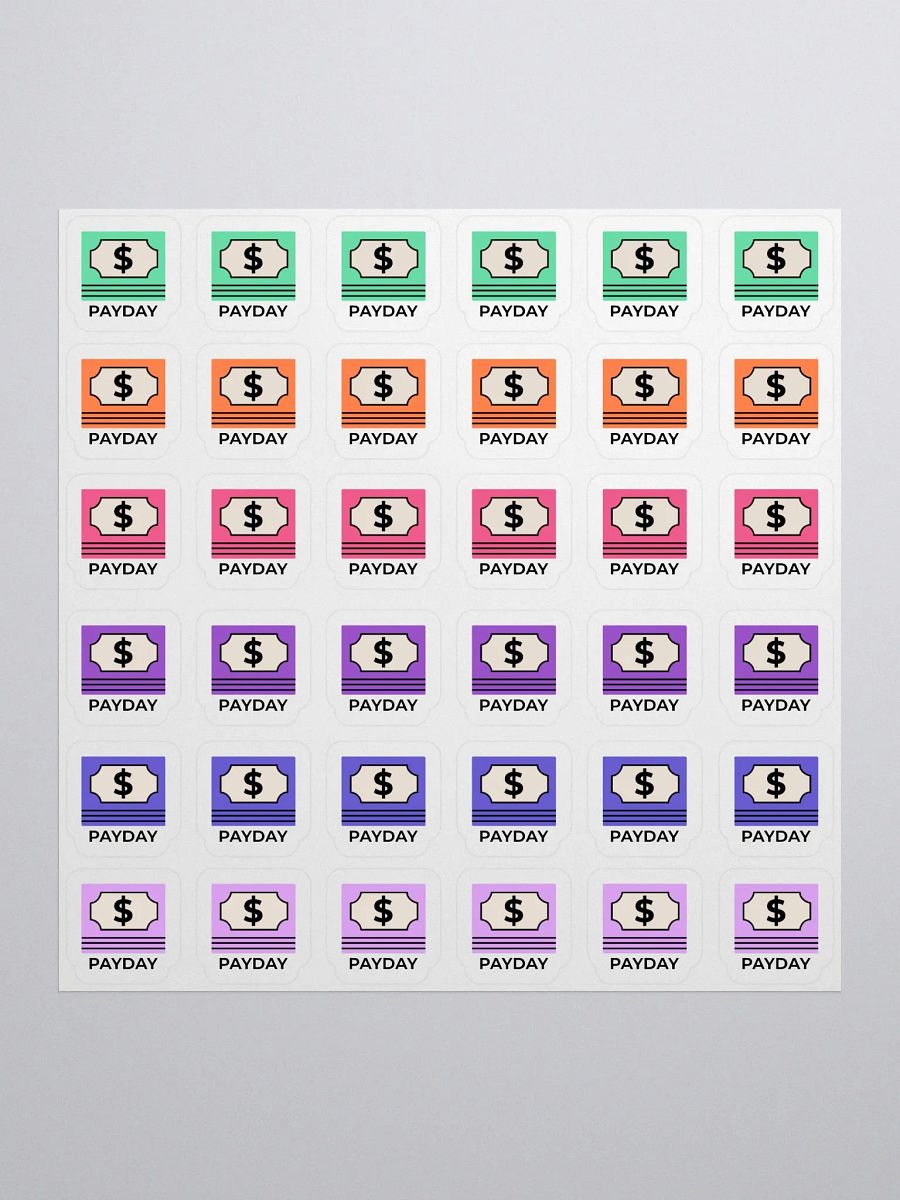 Payday Stickers – Hand-Drawn, Functional Planner Stickers for Bullet Journals, Work, and Office Organization product image (1)