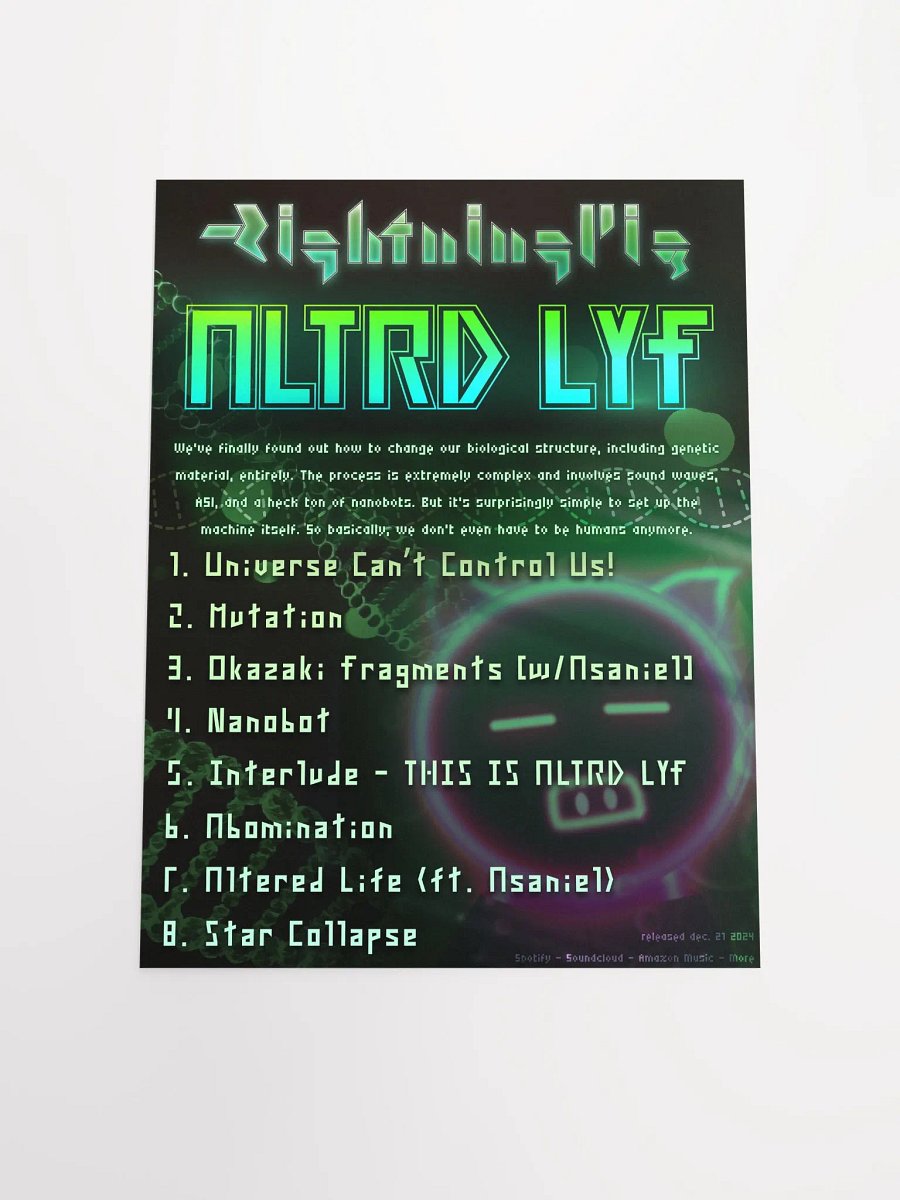 ALTRD LYF Album Poster product image (7)