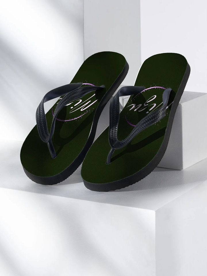 Flip Flops, Black w/ Color Logo product image (1)
