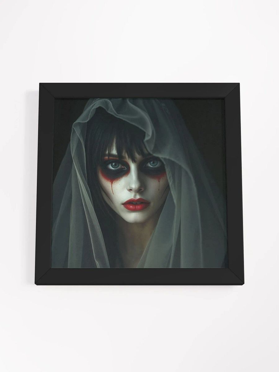 Veiled Gothic Beauty Framed Poster product image (22)