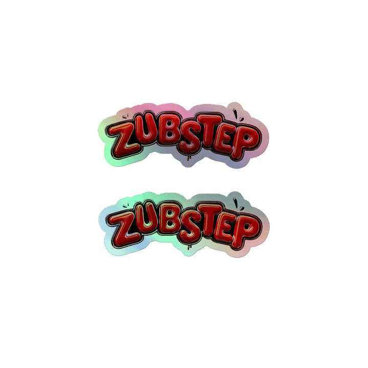 Zubstep Double Holo Stickers product image (1)