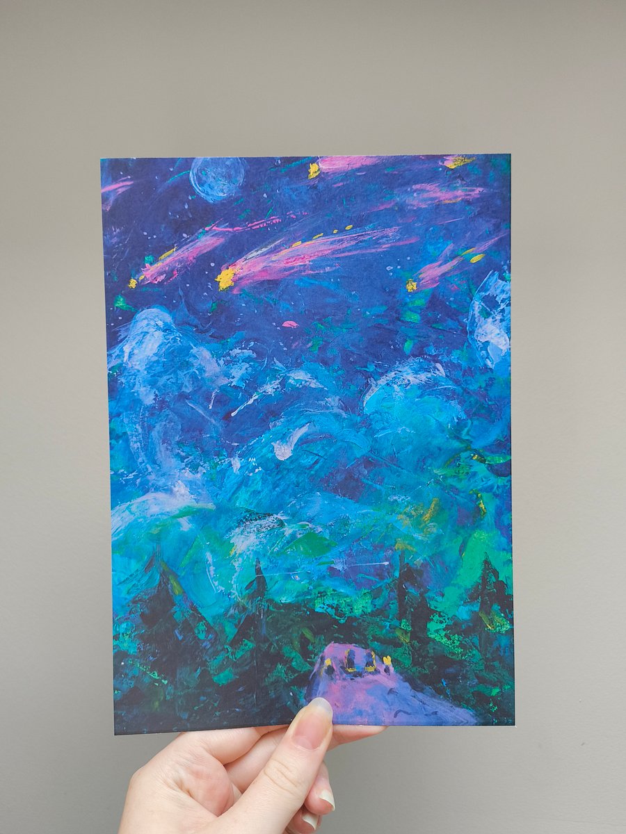 Art print “Shooting star festival” product image (1)
